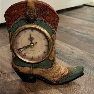 Vintage Boot Shaped Clock